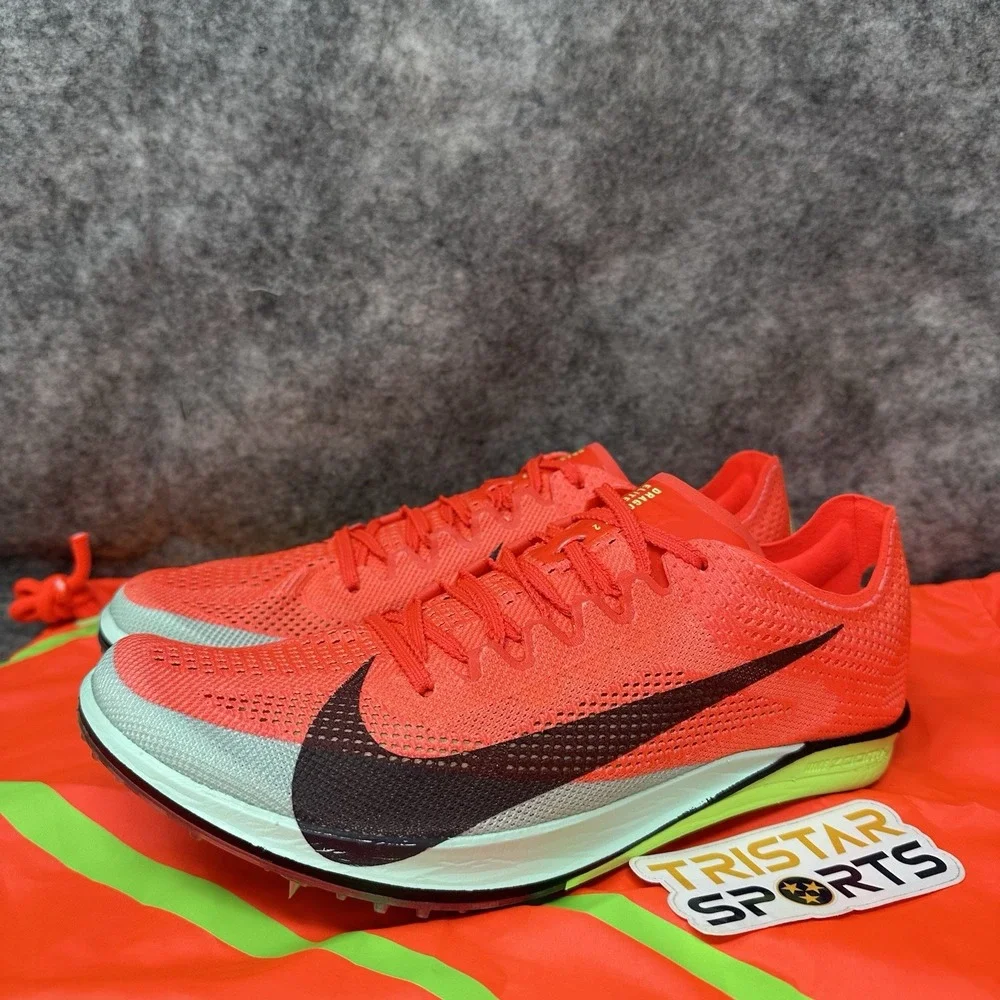 Nike ZoomX Dragonfly 2 Elite Track Shoes Mens Size 7 Crimson Lime FZ9315-600